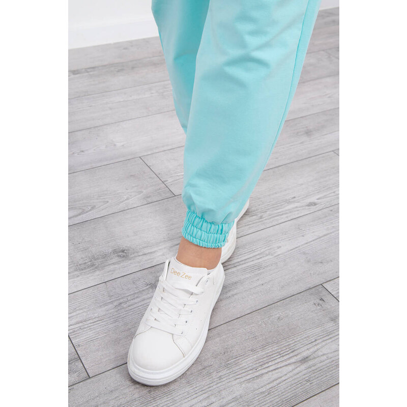 K-Fashion Sada top+kalhoty mint