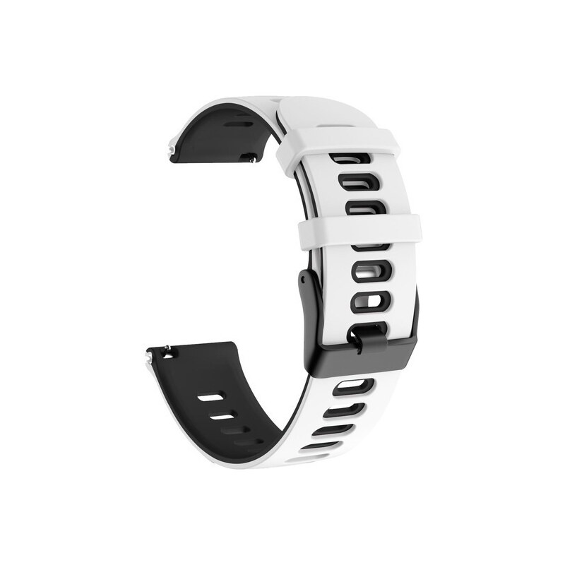 4wrist Silikonový řemínek pro Garmin 20 mm - White