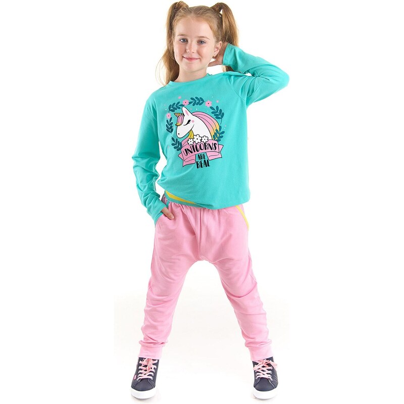 Denokids Real Unicorn Girls Kids T-shirt Pants Suit