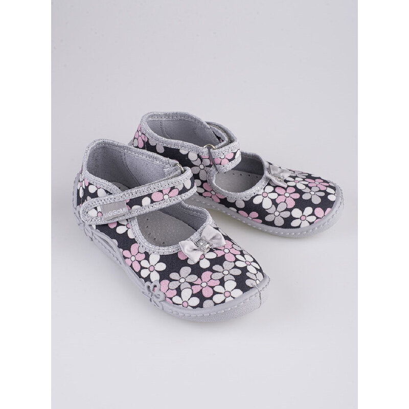 Girls' slippers Viggami Zosia flowers