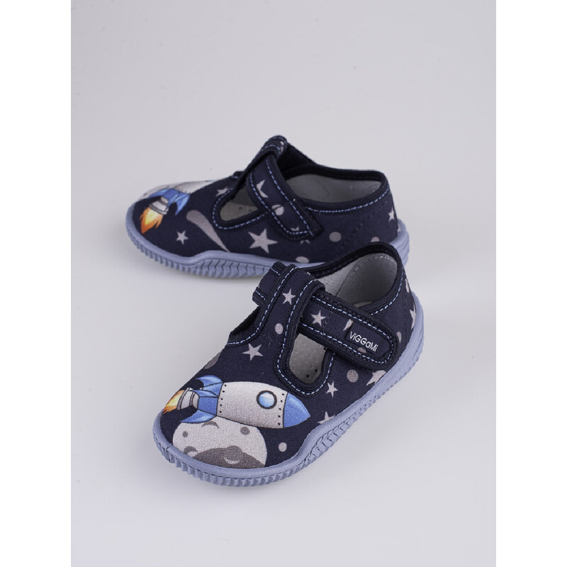 Boys' slippers Viggami Pawełek print