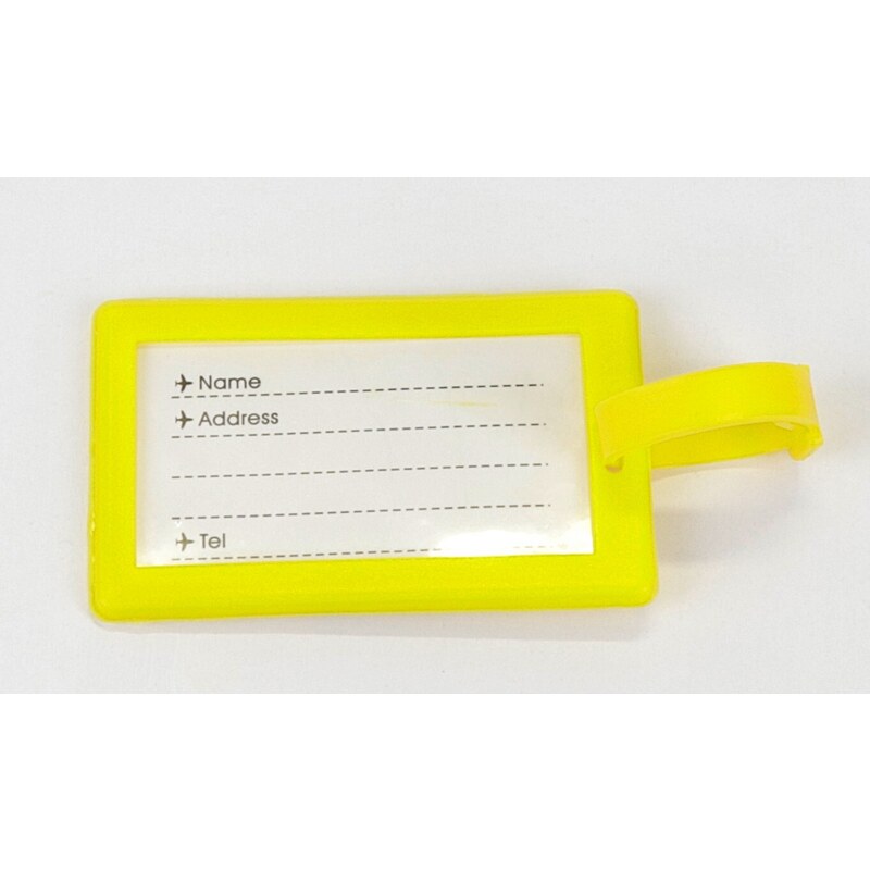 T-class adresní štítek (žlutá) 10x6,5 cm