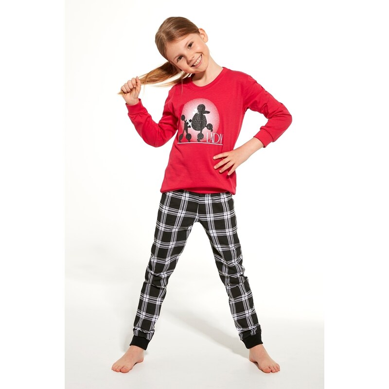 Dívčí dlouhé pyžamo Cornette 377/157 Lady