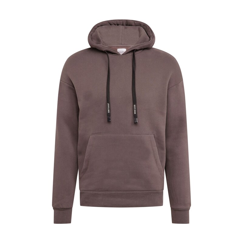 JACK & JONES Mikina JJEKing hnědá