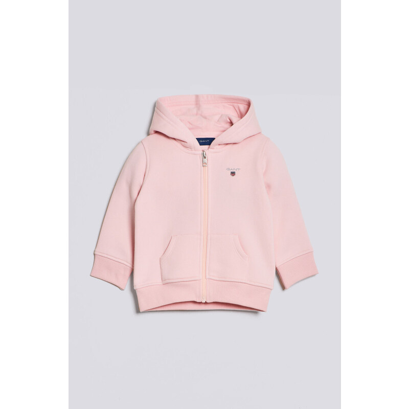 MIKINA GANT ORIGINAL ZIP HOODIE růžová 80