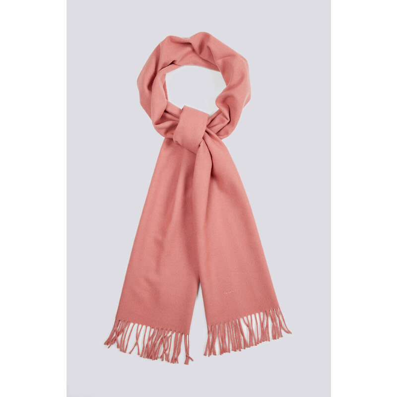 ŠÁLA GANT UNISEX. SOLID WOOL SCARF růžová None