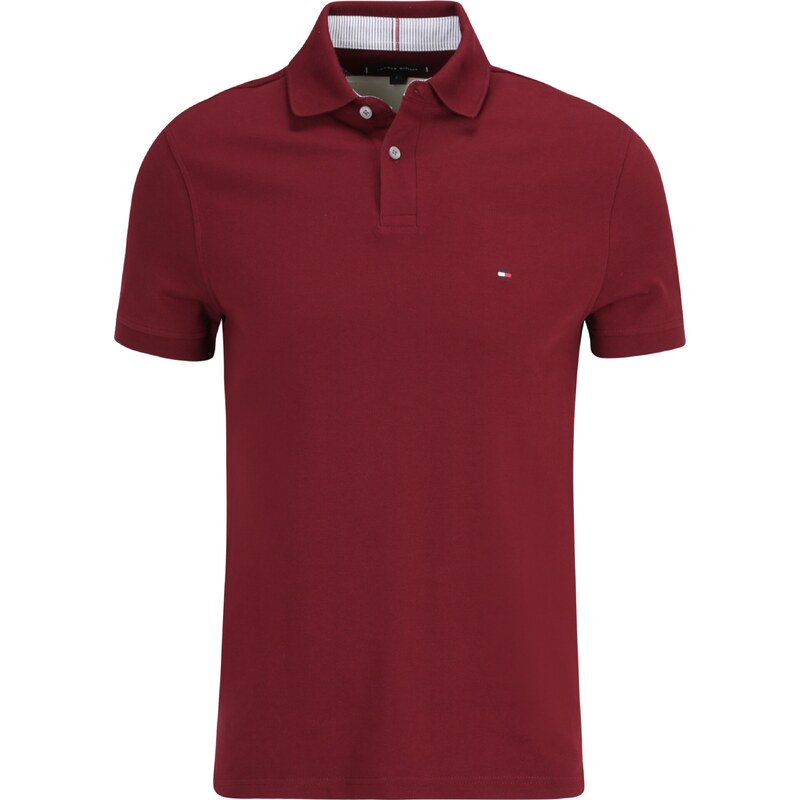 TOMMY HILFIGER Tričko CORE 1985 REGULAR POLO bordó