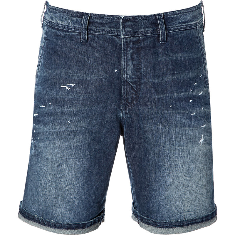 Neil Barrett Distressed Denim Shorts