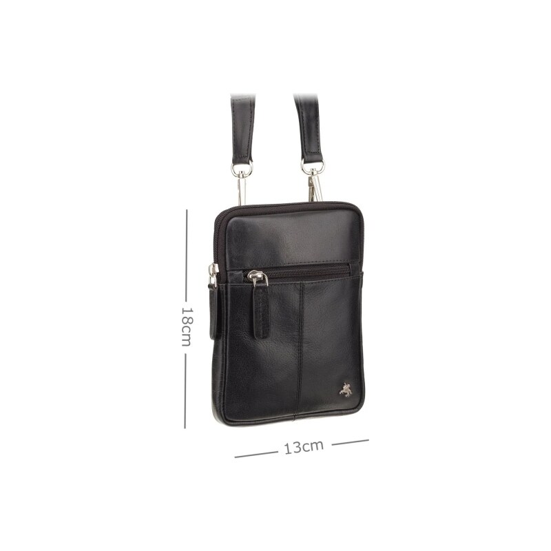 Visconti Malá cestovní kožená taška (GT159)