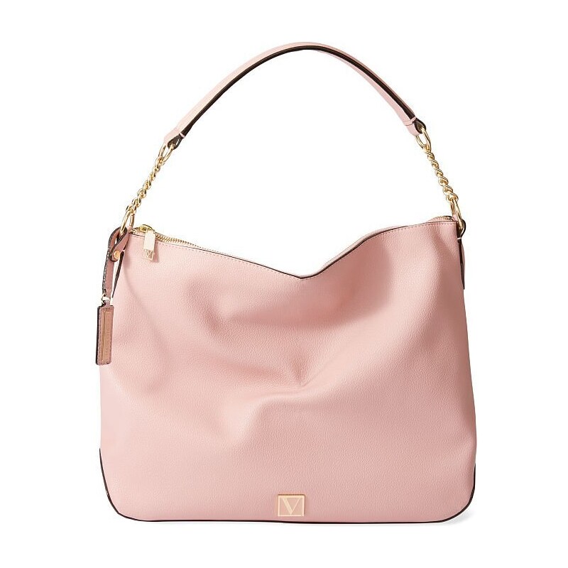 Victoria's Secret elegantní Orchid Blush kabelka přes rameno The Victoria Hobo Bag