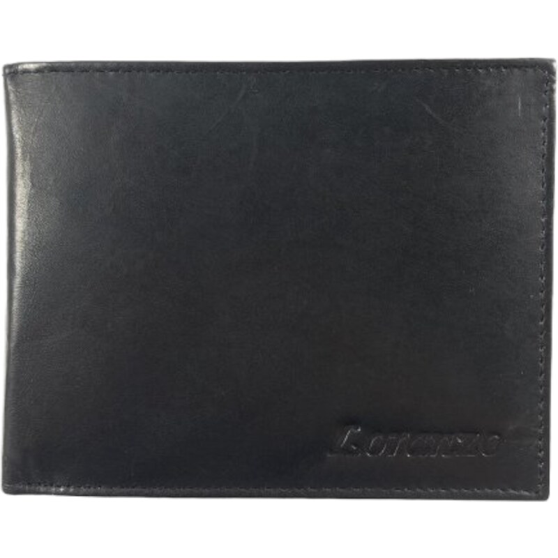 Loranzo Kožená peněženka černá 488