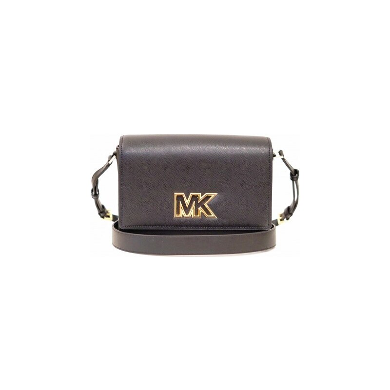 Michael Kors dámská kabelka crossbody MINI 35T2G8IM6L BLACK MD FLAP MESSENGER LEATHER Michael Kors 35T2G8IM6L 196163295589