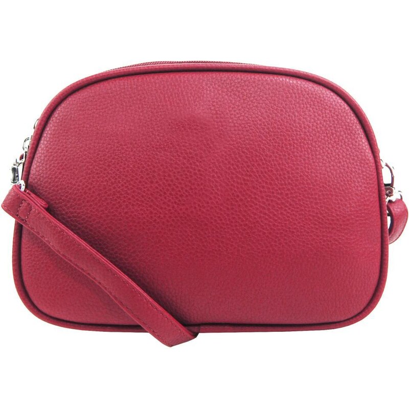 Dudlin Fuchsiově růžová menší crossbody dámská kabelka se třemi oddíly 73145410