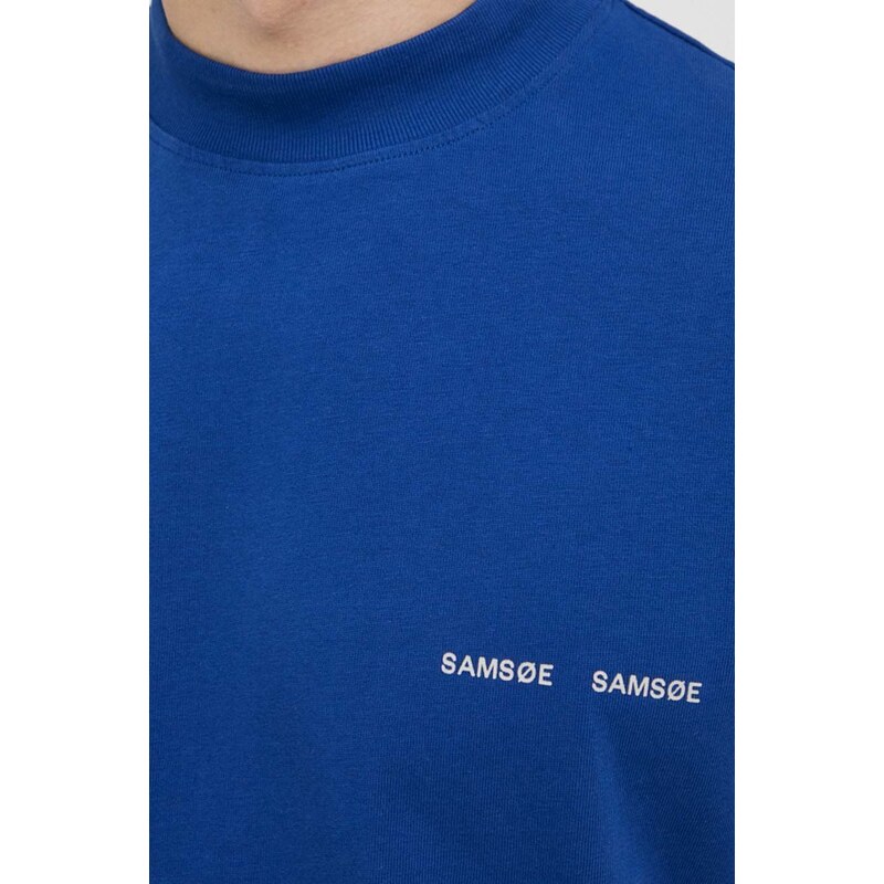 Bavlněné tričko Samsoe Samsoe Norsbro M20300010