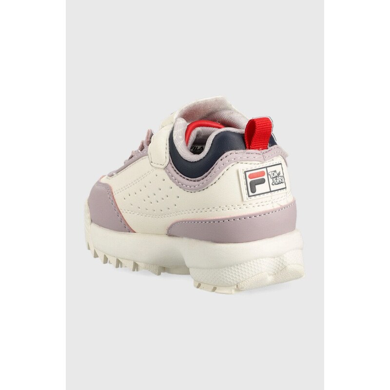 Dětské sneakers boty Fila Disruptor fialová barva