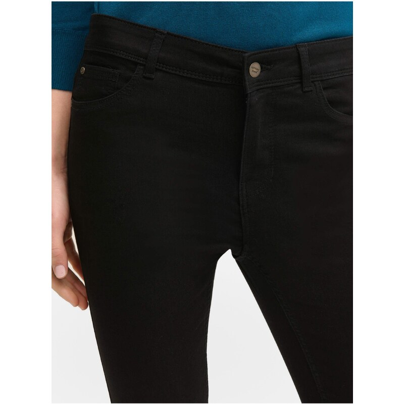 Černé zkrácené skinny fit džíny ORSAY - Dámské