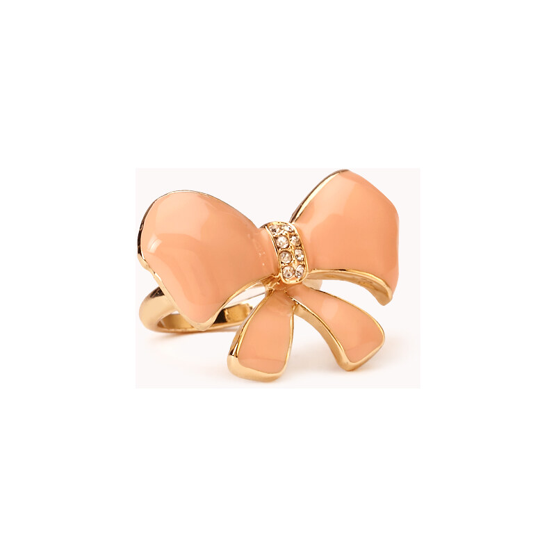 Forever 21 Lacquered Bow Cocktail Ring