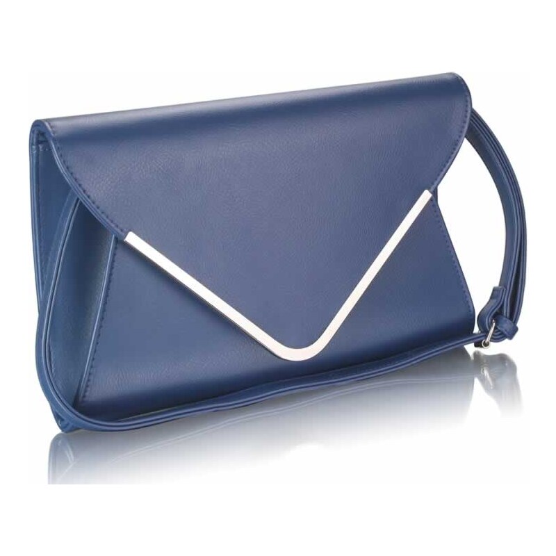 LS Fashion Tmavě-modré elegantní psaníčko LSE00166A modrá