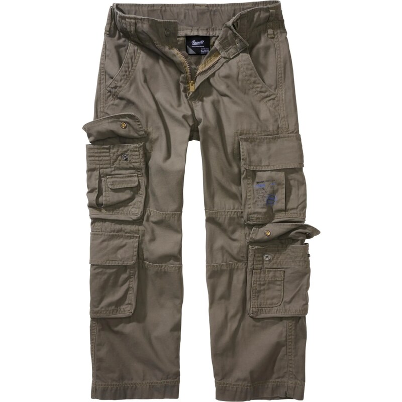 Brandit Kalhoty antracitová / khaki / černá