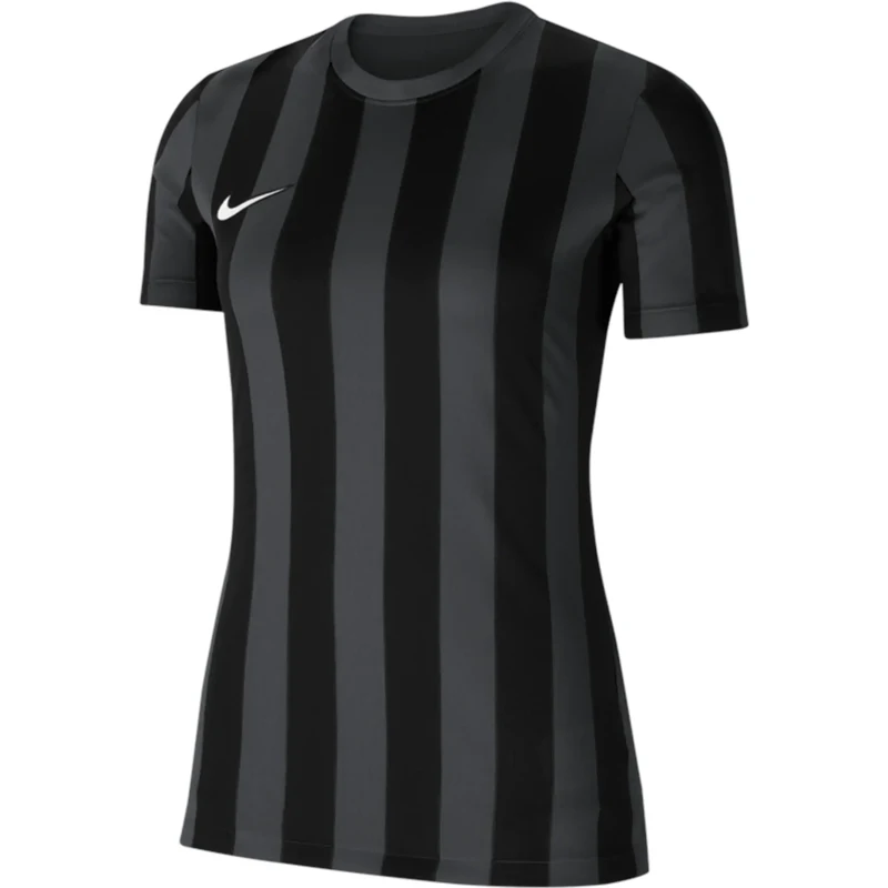 NIKE Trikot Striped Division IV tmavě šedá / černá / bílá