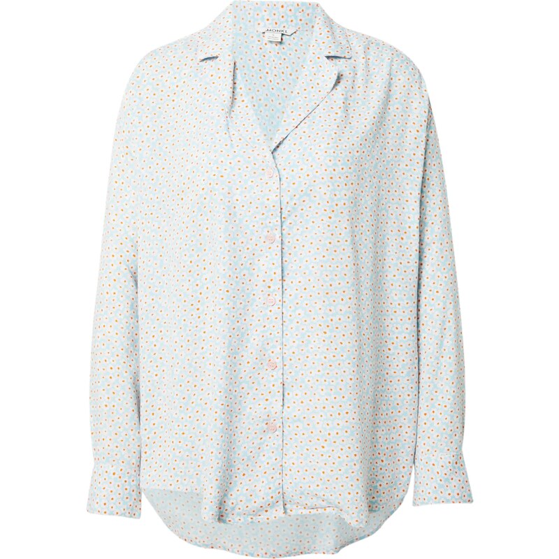 Monki Halenka světlemodrá / karamelová / offwhite