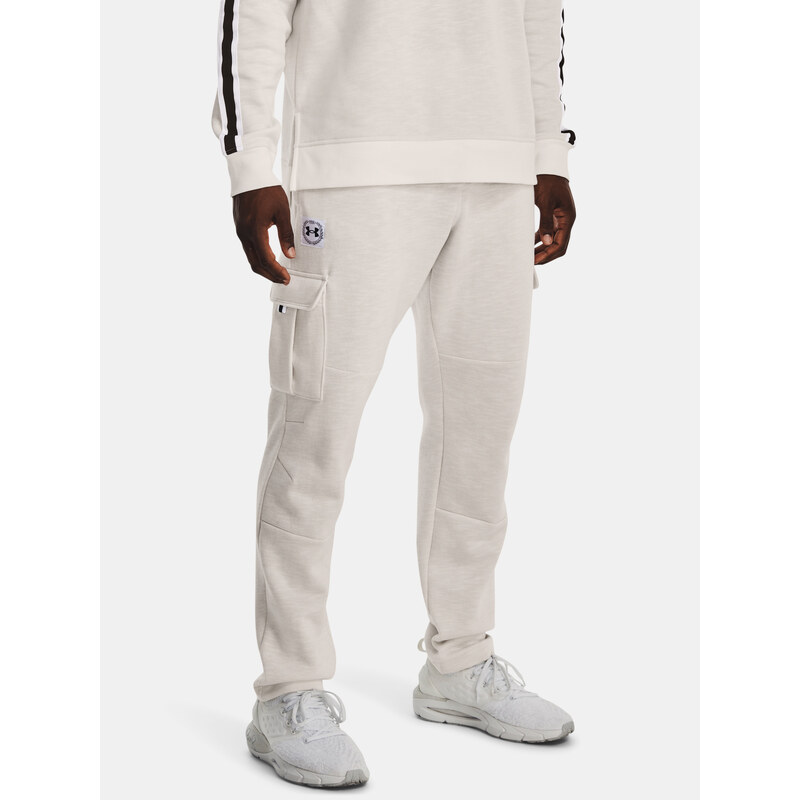 Under Armour Tepláky UA Essential Heritge Cgo Pnt-WHT - Pánské
