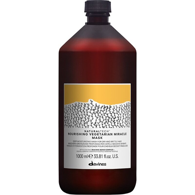 Davines Naturaltech Nourishing Vegetarian Miracle Mask - hydratační maska pro suché a lámavé vlasy 1000 ml