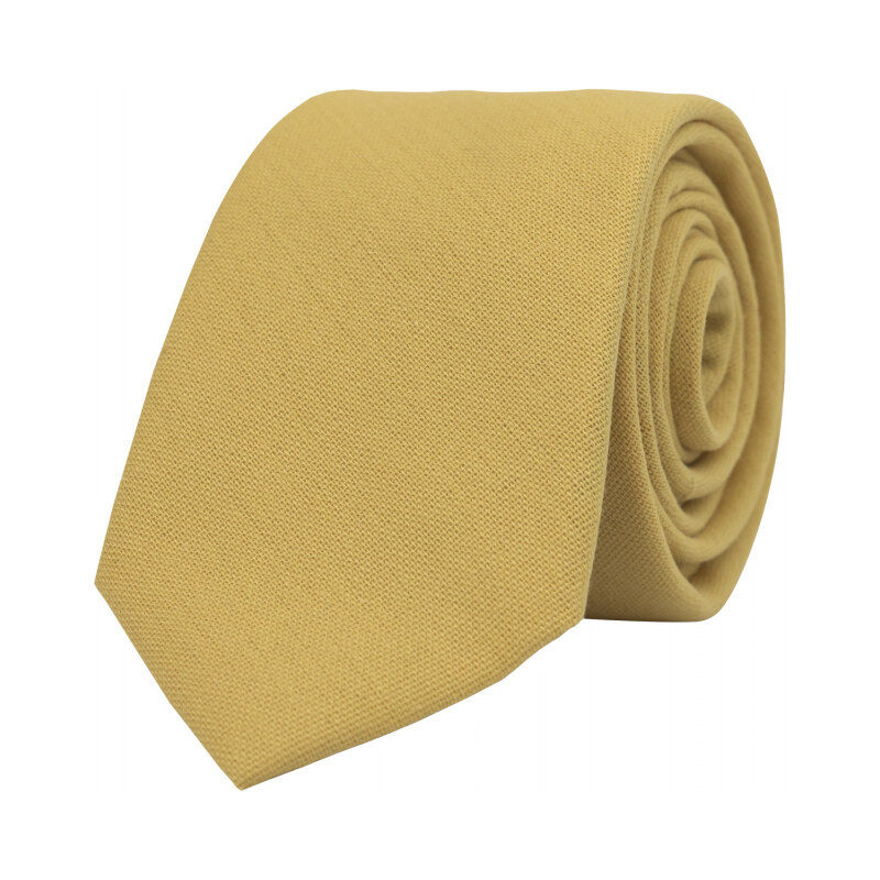 BUBIBUBI Žlutá kravata Dijon