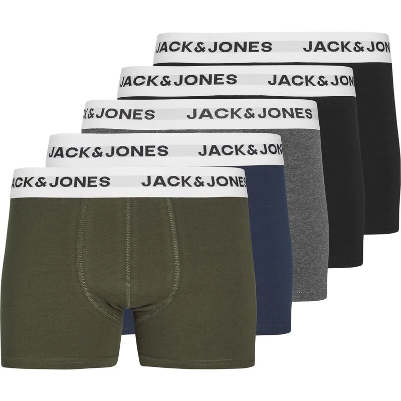 Jack & Jones Junior Spodní prádlo námořnická modř / šedý melír /