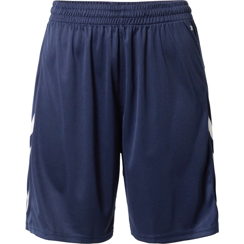 Hummel Sportovní kalhoty Core marine modrá / bílá