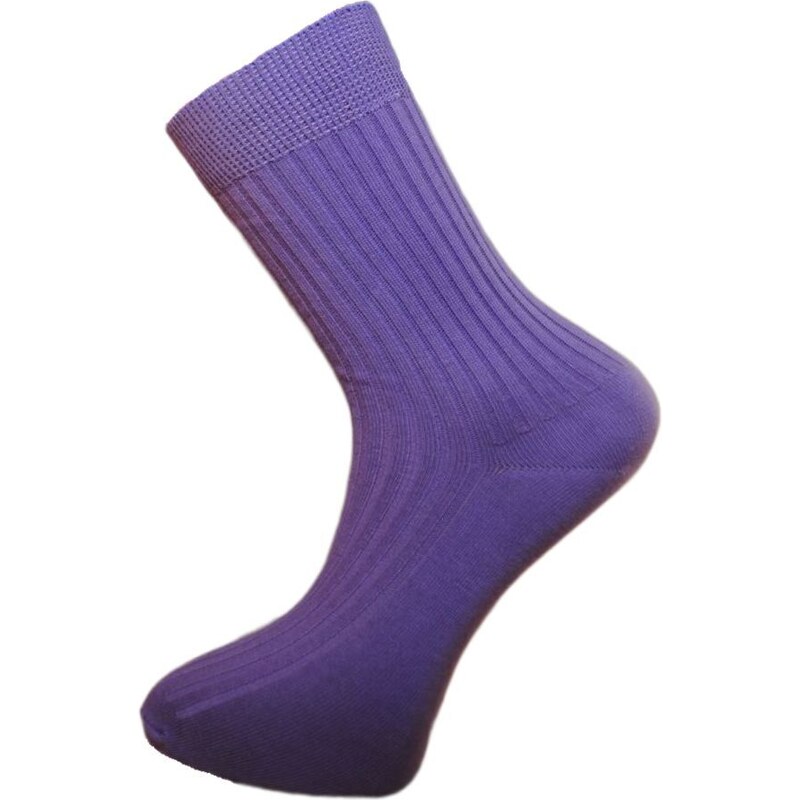 Fuxy FINE COLORO bavlněné ponožky - 100% bavlna fialová 38-39