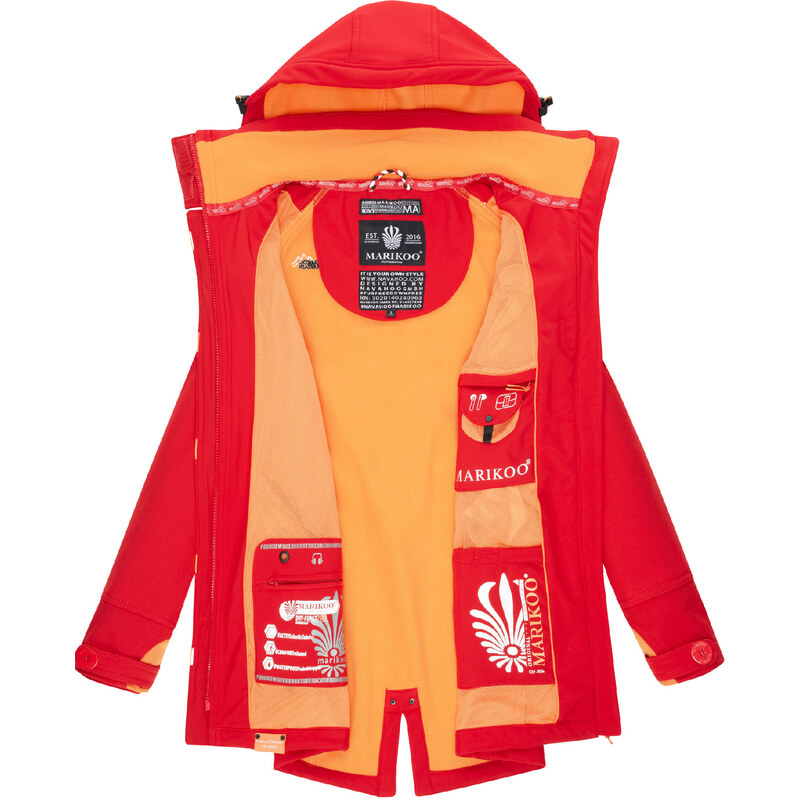 Dámský outdoorový kabát Soulinaa Marikoo - RED