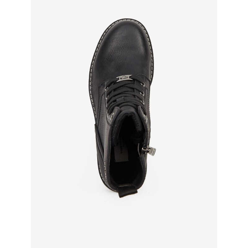 Černé dámské kotníkové boty Tom Tailor - Dámské