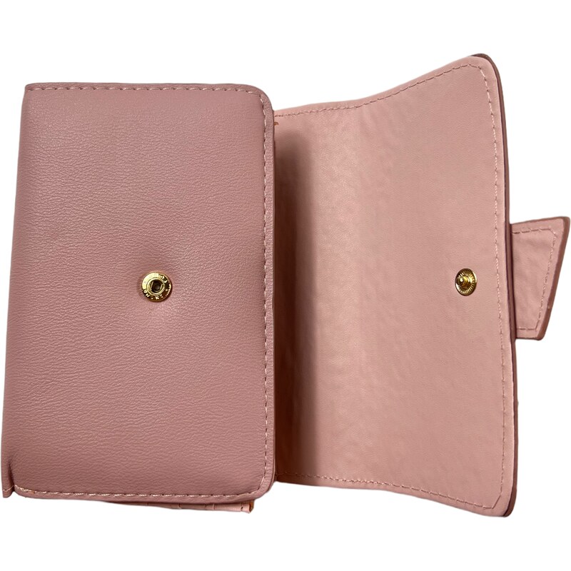 Swifts Dámská peněženka s přezkou světle růžová 549