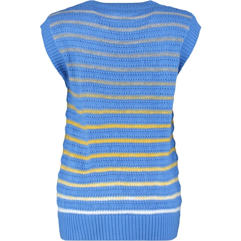 Trendyol Blue Color Block Knitwear Sweater