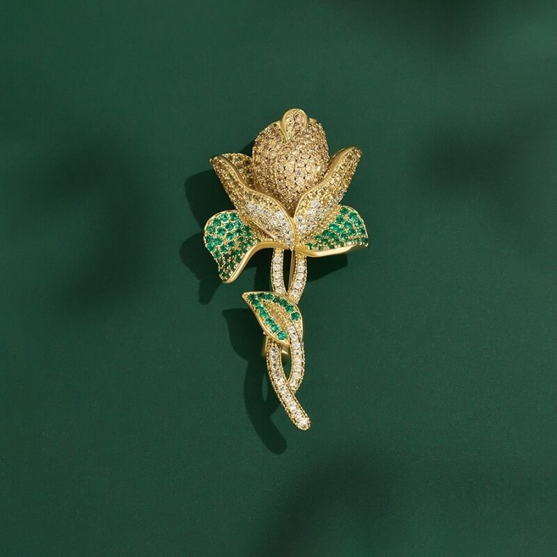 Éternelle Luxusní brož Swarovski Elements Amalka - květina 73263351