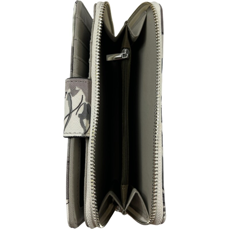 Swifts Dámská peněženka s květinami černá P410