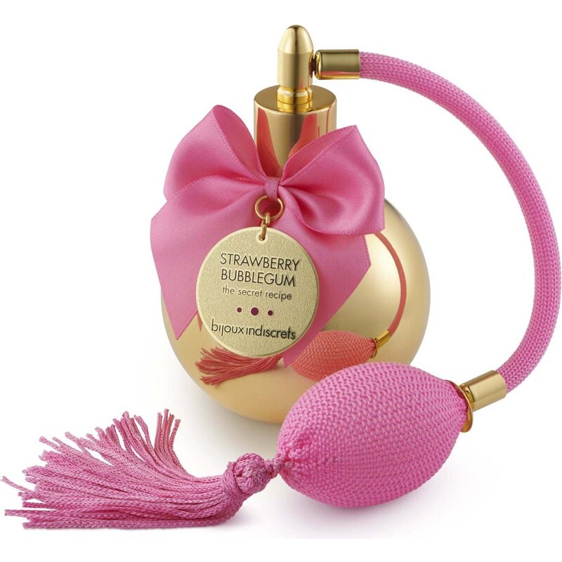 Tělová mlha Bijoux Indiscrets Strawberry Bubblegum, 100 ml