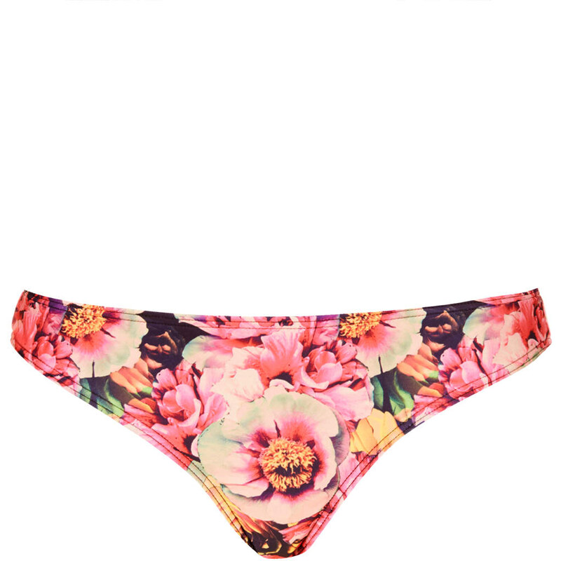 Topshop Peonie Floral Basic Bikini Pants