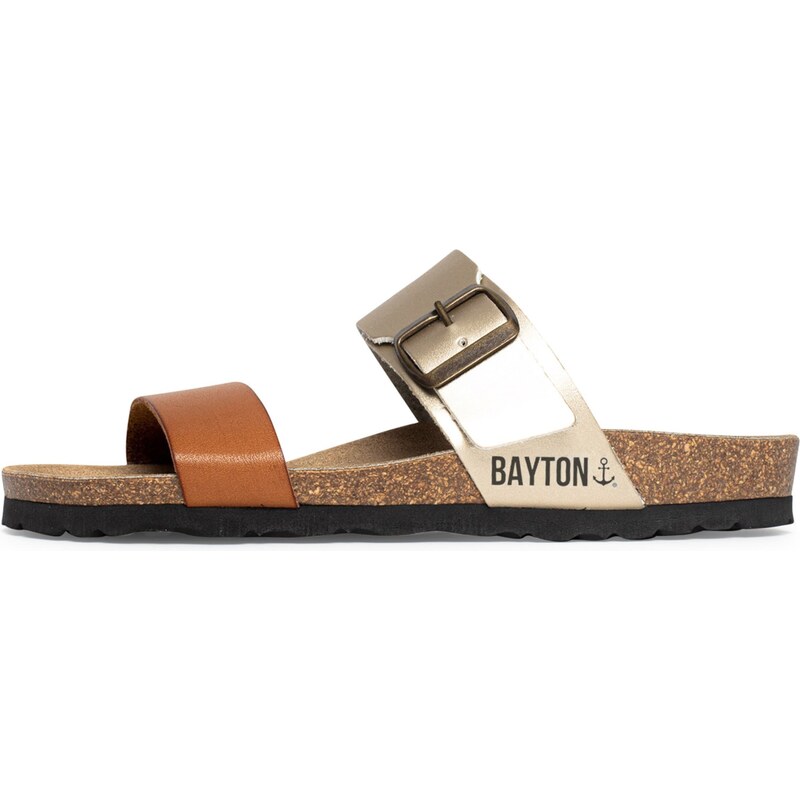 Bayton Pantofle Valence velbloudí / zlatá 92385936