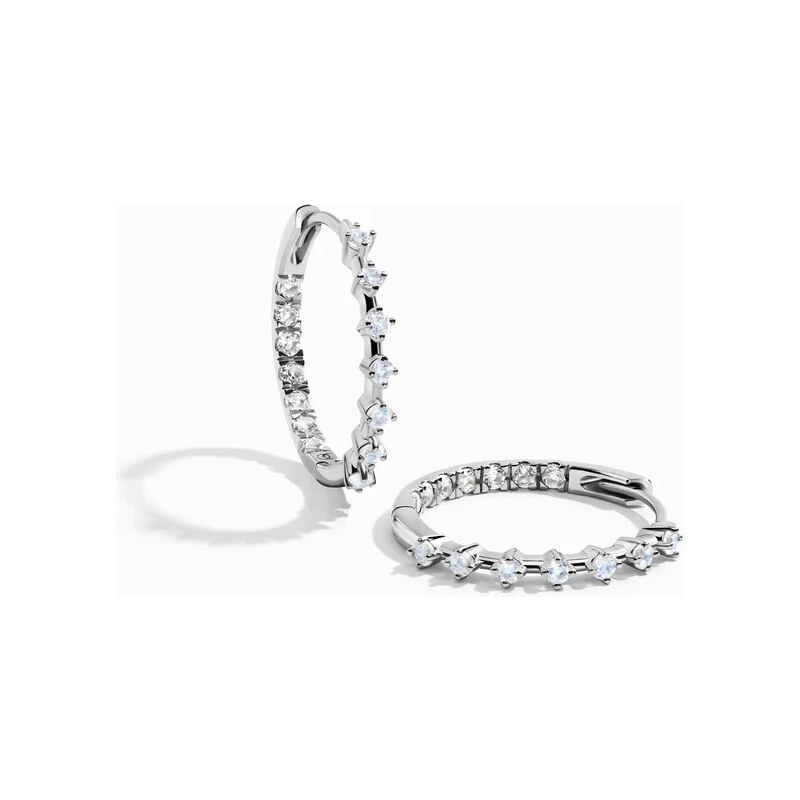ELENYS Royal Fashion stříbrné náušnice GU-DR23081E-SILVER-MOONSTONE 73285912