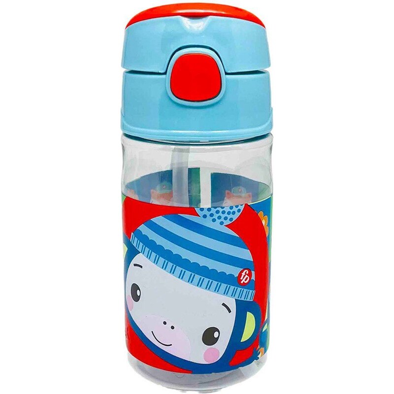 Plastová láhev na pití Fisher-Price s opičkou - 350 ml