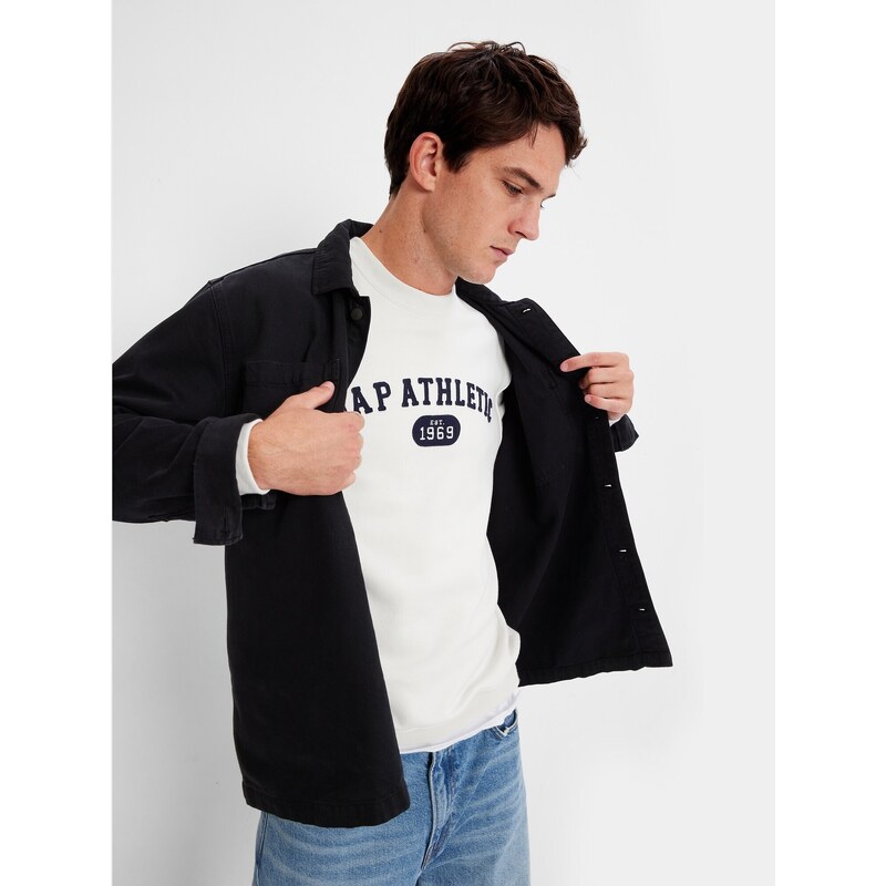 GAP MMikina vintage soft Athletic - Pánské