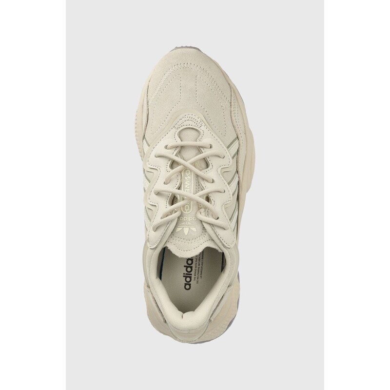 Semišové sneakers boty adidas Originals Ozweego šedá barva, GY6177