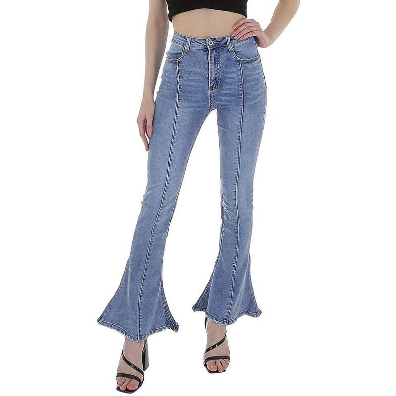 Dámské bootcut jeansové kalhoty