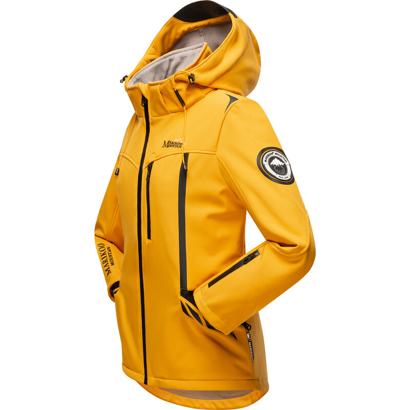 Dámská bunda Softshell Mountain Mount-Cho-Oyu Marikoo - AMBER YELLOW