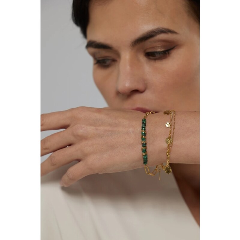 GRACE Jewellery Trojitý ocelový náramek Daria, chirurgická ocel