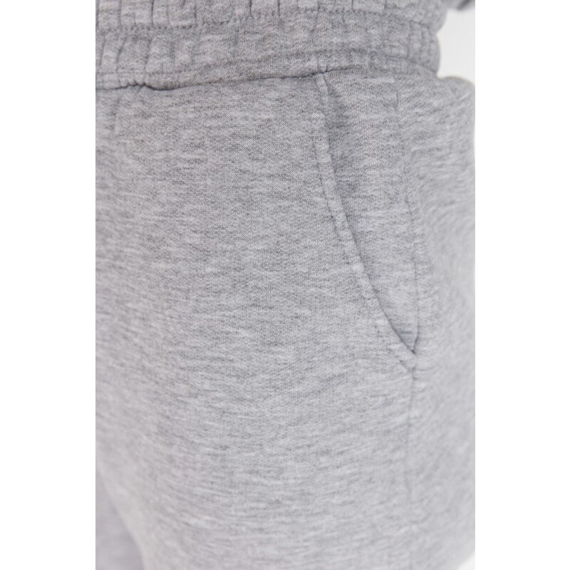 Trendyol Gray Loose Jogger Fleece Inside Knitted Sweatpants