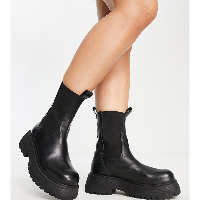 Asos Design Wide Fit Chelsea Boot Womens Clearance Asos Wide