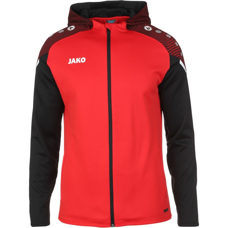 JAKO Sportovní bunda červená / černá / bílá